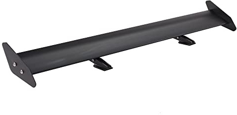 Simoni Racing SPA/1R Dachspoiler Light Breeze Universal Auto Heckspoiler, Schwarz Aluminium Single Flügel Spoiler