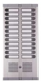 Interphone avec – frontale 24 boutons sur 2 rangées avec boîte à encastrer préparé pour place extérieur Urmet 925/224