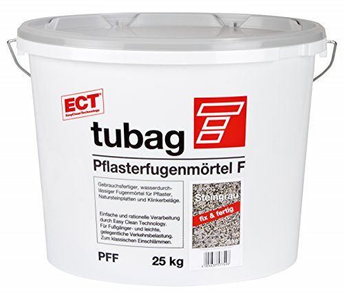 Tubag Pflasterfugenmörtel F PFF 25 kg/ Eimer (Steingrau)