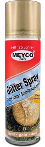 Deko-Spray, Glitter Spray, Gold, 100 ml