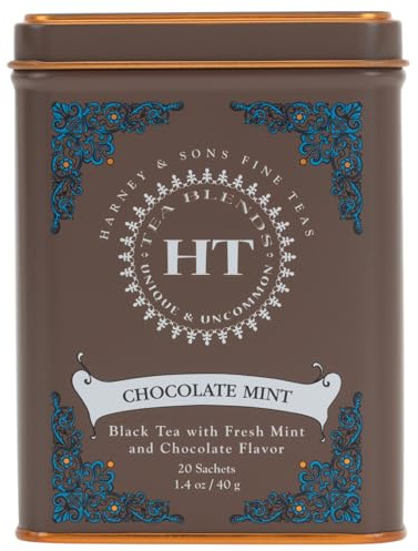 HARNEY & SONS Flavored Black Tea, Chocolate Mint