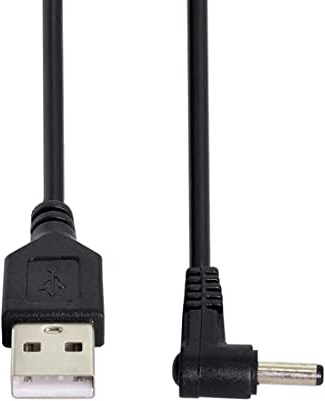 chenyang USB 2.0 auf 3.5x1.35mm DC 5V Netzstecker 90 Grad rechtwinkliges Kabel 1.0M