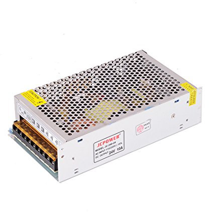 BTF-LIGHTING 24V 10A 240W Adaptador Alimentación Fuente de Aluminio para 5050 LED Módulos Tira Luz