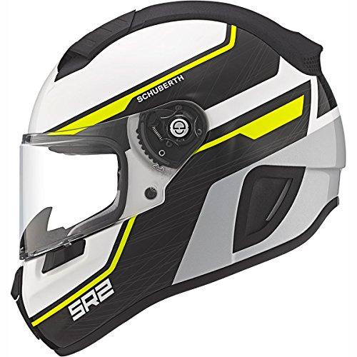 Schuberth SR2 Sports/Race Casco de motocicleta de cara completa, color amarillo