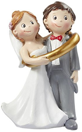 Bride Bridal Couple with Ring Cake Topper ***Table Decoration