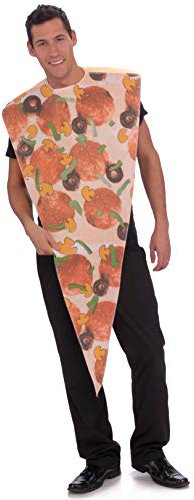 Rubie's 880738STD Pizza Slice Humor Costume Food Adult Sized, Red, Default
