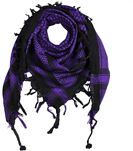 Superfreak Palituch - Grundfarbe schwarz - 10+ Farben - Pali Palästinenser Arafat Tuch - 100% Baumwolle