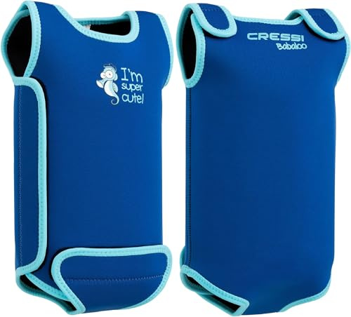 Cressi Baby Warmer Mutino/Body in Neoprene Ultra Stretch per Neonati/Bambini, 12/18 Mesi, Blu