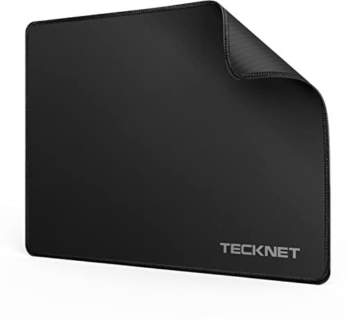 TECKNET L Tappetino Mouse, 270x210x3mm Gaming Mouse Pad, Superficie di Tessuto Impermeabile, Tracciamento Fluido e Preciso, Tappetini Mouse per Computer PC Laptop, Base in Gomma Antiscivolo