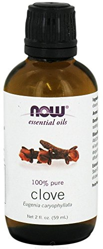 Now Foods, huile de clou de girofle 2 oz, paquet de 1