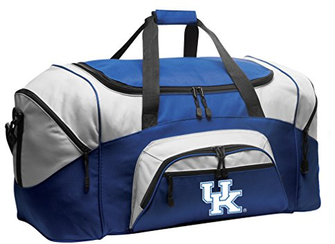Kentucky Wildcats Suitcase Duffel Bag - Large University of Kentucky Duffle for Travel or UK Sports Gear Bag! (Royal)