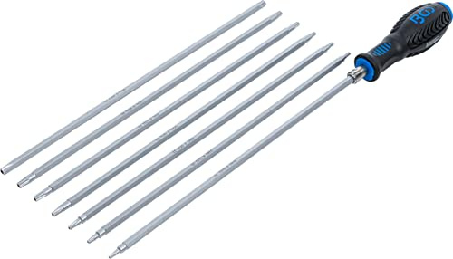 BGS 2325 | Skruvmejselset med utbytbara blad | T-Star (för Torx)/TS-Star (för Torx Plus) | 8 st.