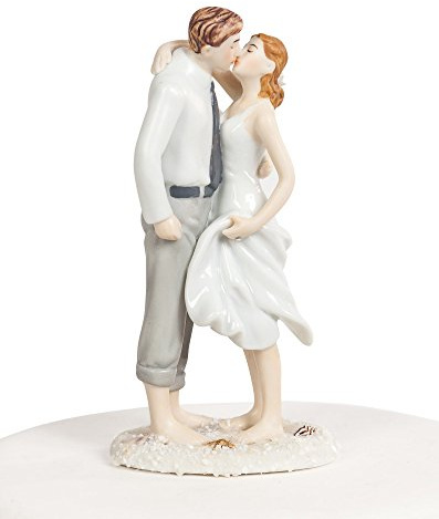Wedding Collectibles Sand and Shells  Beach Bride and Groom Wedding Cake Topper