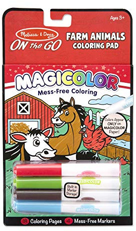 Melissa & Doug Magicolor Colouring Pad english – bondgårdsdjur