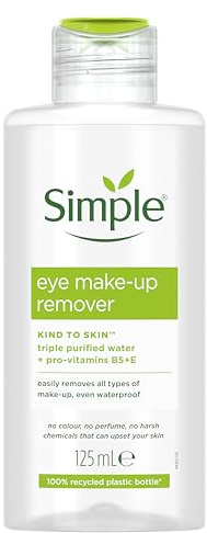 Simple Kind to Skin Eye Make-Up Remover oil-free for sensitive skin 125 ml