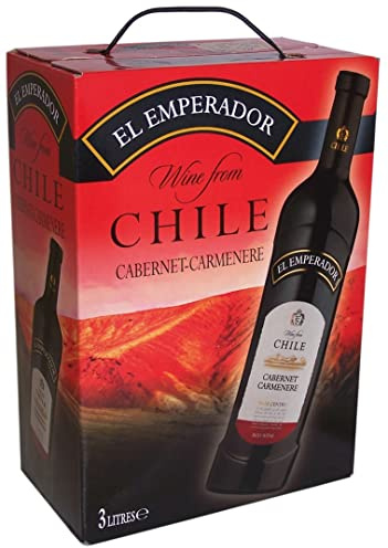 El Emperador - Vino rosso, Cabernet Carmenere, Valle Central Cile, Bag in Box 3L BIB (1 x 3L)