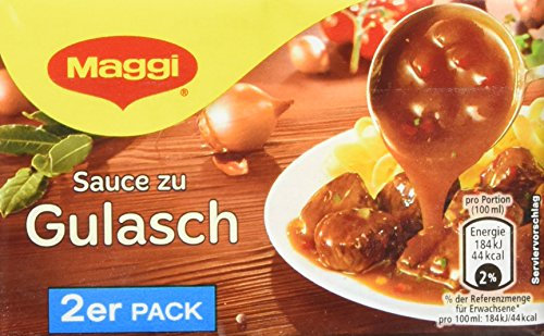 Maggi Delikatess Doppelpack Soße zu Gulasch, 18er Pack (18 x 500 ml Karton)