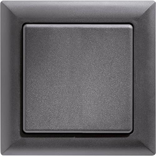 Eltako Funktaster, Batterie-und leitungslos mit Wippe/Doppelwippe, 1 Stück, anthrazit, FT55-AN