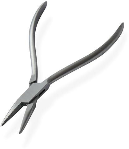 Flachzange Goslee beidseitig gerieft 13 cm | Flach Zange Technikerzange