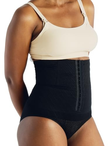 Belly Bandit - C-Section & Postpartum Recovery Undies - C-Section Protection and Odor Reduction - Large, Black