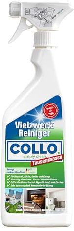 COLLO TAUSENDSASSA Vielzweckreiniger 500 ml I Universalreiniger I Putzmittel Küche, Haushalt & Garten I Allzweckreiniger gegen starke Verschmutzungen