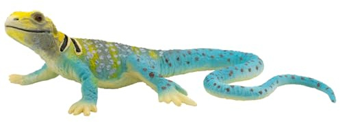 Bullyland 68488 - Spielfigur Halsband-Leguan, ca. 8,2 cm große Tierfigur, detailgetreu, PVC-frei, ideal als kleines Geschenk für Kinder ab 3 Jahren