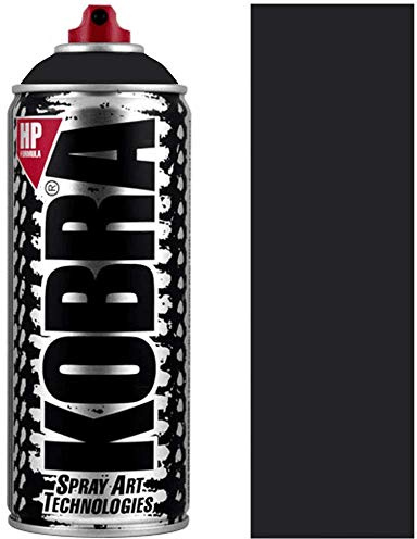 KOBRA HP High Pressure Spray Paint 400ml Can – Professional Grade 100% Acrylic Formula with Matte Finish for Graffiti, Street Art, Crafts & Multi-Surface Use (550 Burnt Ground)