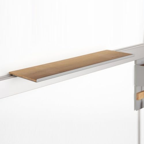 SOTECH Linero MosaiQ Deko Einleger 'M' 350x106,5x4 mm Eiche | für Linero Mosaiq Ablage Graphitschwarz