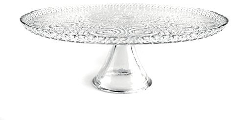 Excelsa Vetro, Arabesque Alzata Torta, 31x31x10 cm