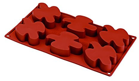 happyflex HF3166 Backform multiporzione 6 Tauben, Größe Portion 85 x 105 mm