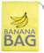 KitchenCraft Bananenbeutel, Beutel zum frischhalten von Bananen, Banane Sack mit Kordel Zug, Waschbarer Frischhaltebeutel, Wiederverwendbarer Sack, Polyester, Gelb, 38 x 28 cm