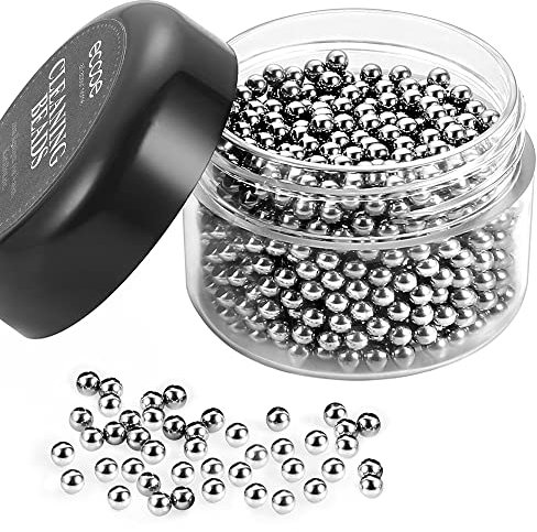 ecooe 1000 Decanters Cleaning Balls Beads Stainless Steel for Decanters Wine Bottles, Vases, Carafe and Other Glassware Metal Balls with Reusable Rustproof