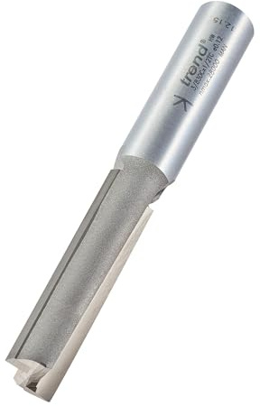 Trend Professionale Fresa a Due Taglienti Rettificata per Sgrossatura, Codolo 1/2 Pollice, Diametro di Taglio 12,7mm, Lunghezza di Taglio 50mm, metallo duro (TCT), 3/83DCX1/2TC