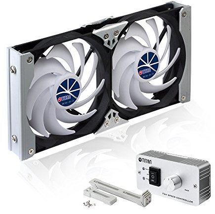 Titan TTC-SC09TZ(A) Ventilateur de Réfrigérateur, 34cm x 15cm x 4.5cm