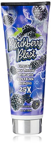 Fiesta Sun Blackberry Blast Extremely Dark Tanning Lotion with Ultra Black Bronzer 236ml