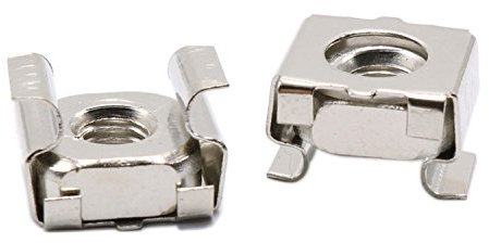 M5 Cage Nut,Steel,Nickel Plating,Pack of 50-piece,M5 Captive Nut