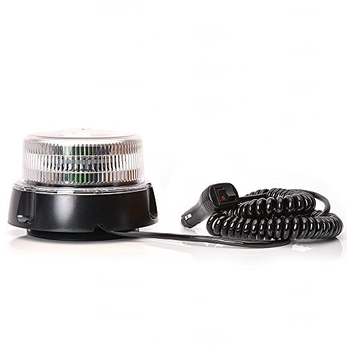 LED-MARTIN R65 BRILAR Design Rundumkennleuchte - klar/gelb - bis 250 km/h