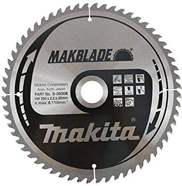 Makita B-09008 250 x 30 mm 60T Kreissägeblatt