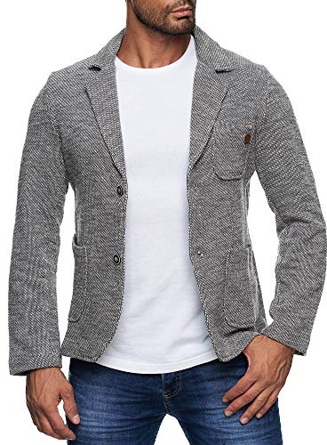 Reslad RS-1421 - Giacca sportiva da uomo, slim fit, per il tempo libero, L