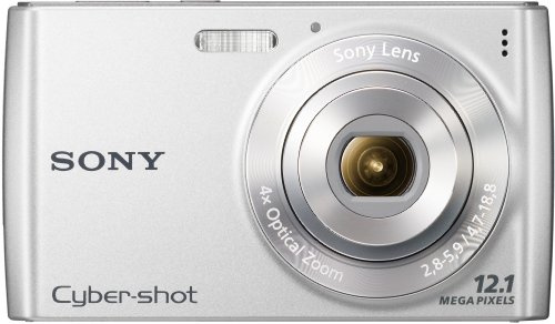 Sony DSC-W510S Digitalkamera (12 Megapixel, 4-fach opt. Zoom, 26 mm Weitinkelobjektiv, 6,9 cm (2,7 Zoll) Display, bildstabilisiert) silber