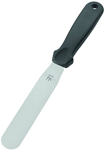 silikomart | Spatola Liscia in Acciaio Inox con Manico in Plastica, Ideale per Dolci e Creme, Misure 28 cm, Made in Japan
