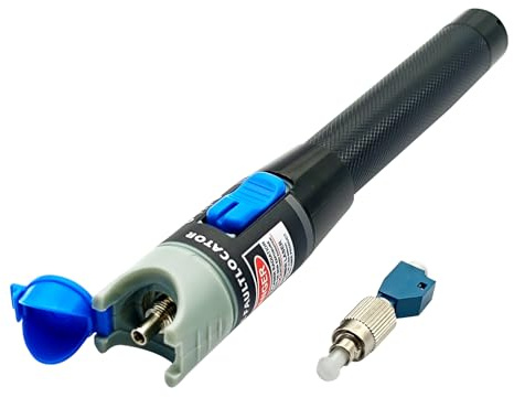 10Gtek Visual Fault Locator 10km with 2.5mm Universal Connector, Fiber Optic Cable Tester Meter for CATV Telecommunications Engineering Maintenance