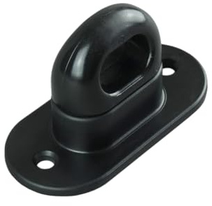 LYSEL® Drehverschluß Kunststoff für Ovalöse 42x22 mm Anhänger Plane Netz schwarz (10 Stück)