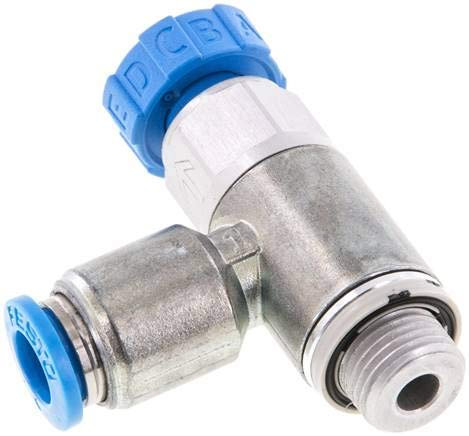 GRLSA-1/8-QS-6 (540661) Drossel-Rückschlagventil Ventilfunktion:Abluft-Drossel-Rückschlagfunktion