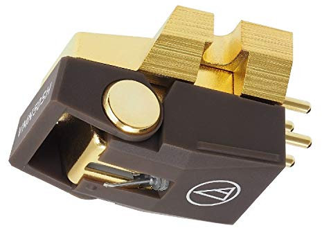 Audio-Technica VM750SH Dual-Moving-Magnet-Stereotonabnehmer mit Shibata-Nadel Braun