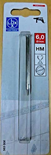 LUX 563006 Glas- und Fliesenbohrer Gesamtlänge in mm 75 mm Durchmesser in mm 6 mm PROFI