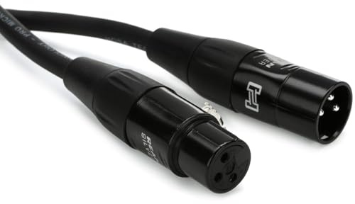 Hosa HMIC-015 Pro Microphone Cable, REAN XLR3F to XLR3M, 15 Feet