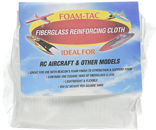 Foam-Tac Fibreglass Reinforcing Cloth, Fabric, Clear