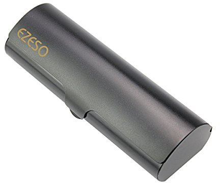 EZESO Funda rígida delgada y ligera para gafas para hombre, marco pequeño (negro), 5.82x1.85x1.14 inches