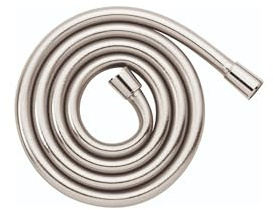 Hansgrohe 28274830 Polished Nickel Techniflex 80 Handshower Hose with Brass Swivel Connector